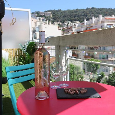 Charmant Studio Climatise Avec Terrasse Ensoleillee Nice Luaran gambar